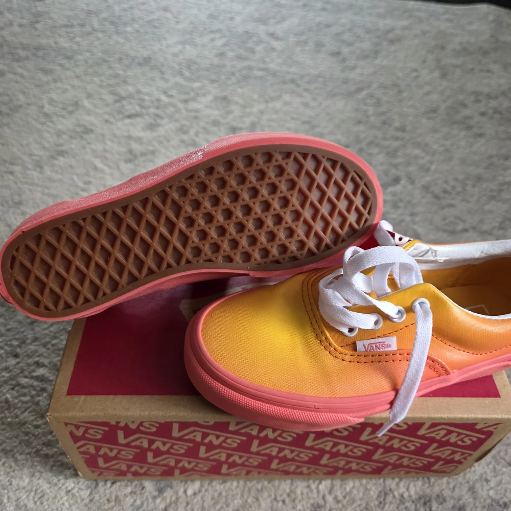 Vans Kids Orange Sneakers - Picture 2 of 4